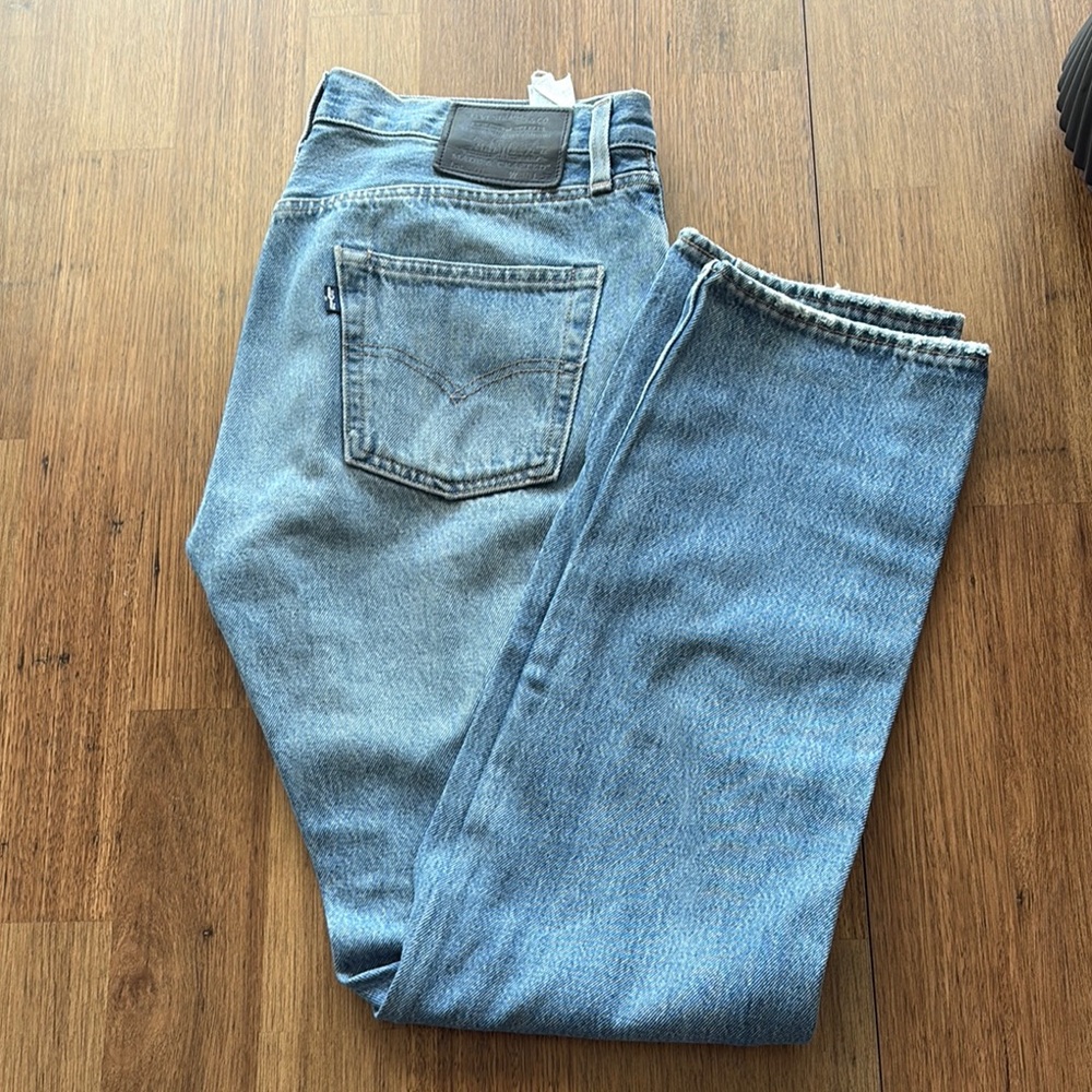 Levi's Blue Straight Jeans Classic 30x32 501